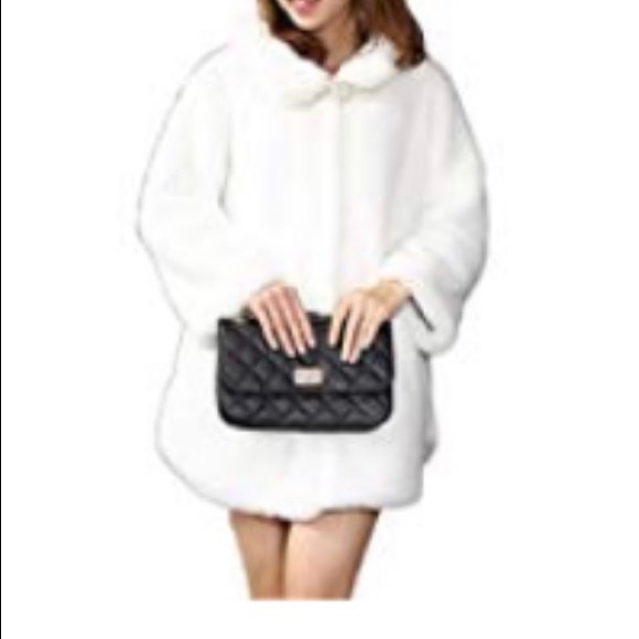 Euramerican Express Jackets & Blazers - Faux fur shawl wrap.